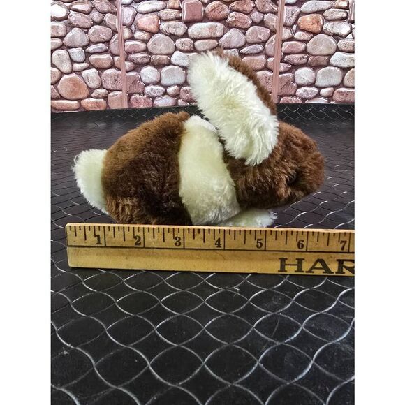 Vintage 1974 Dakin Brown and White Rabbit-Rare #B14 - Picture 7 of 8